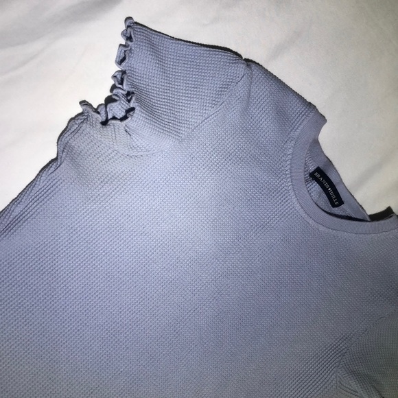 Rare Baby Blue crop top, Brandy Melville - Picture 3 of 5